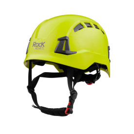 義大利 ROCK HELMET Uniko 安全頭盔(運動、高空雙認證) | 高可視性黃色 54/63 cm 義大利製 R397-07 31